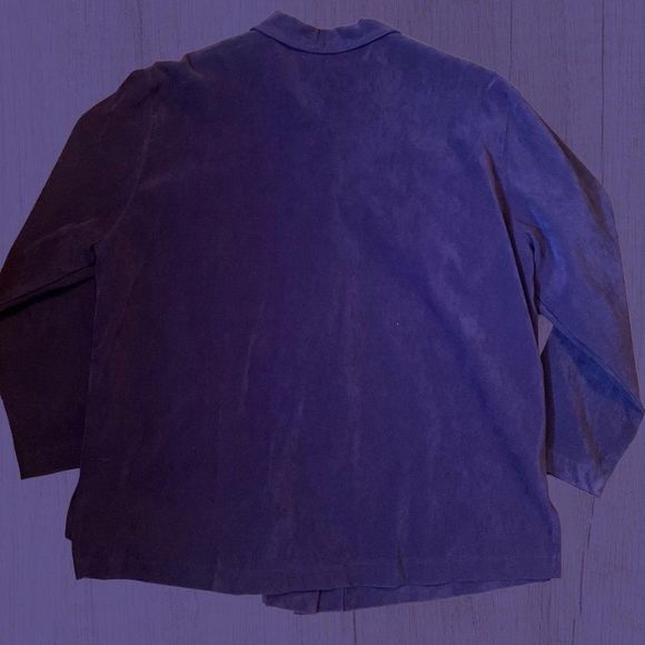 Purple Shacket Button Up - Picture 4 of 4